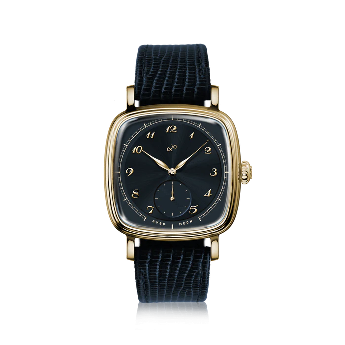 1954_Amalfi_Gold_Midnightblue_150228-SKU_Navy_Liazard_2e8ca216-fcf1-4f41-98d3-0b35bafb9280 1954 Amalfi Mechanical - MIDNIGTH BLUE - الصورة 1